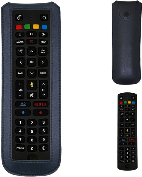 Gizmofreaks Flip Cover for JIO Fiber Settop Set UP Box Remote Control, PU Leather Cover Holder Protective Case