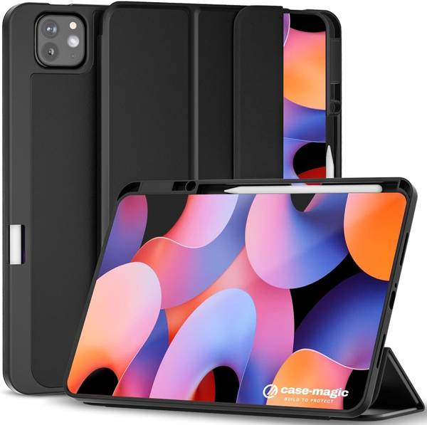 Case-Magic Flip Cover for Xiaomi Mi Pad 6 Folio Case Cover with Auto Sleep/Wake Trifold Flip Stan