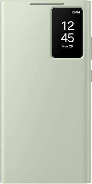 CRUPED Flip Cover for Samsung Galaxy S24 Ultra Smart-View Wallet Case (2024)  Leather, Card Slot, Tap Control
