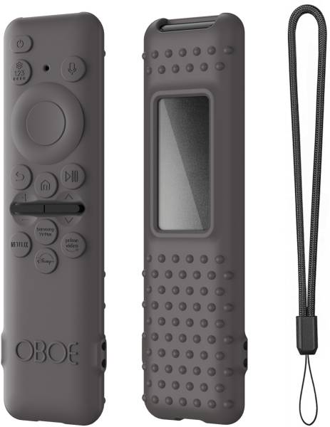 Oboe Front & Back Case for Samsung Smart Tv Remote 2023 Model TM-2360 E Remote Protective Key Cover Case with Lanyard
