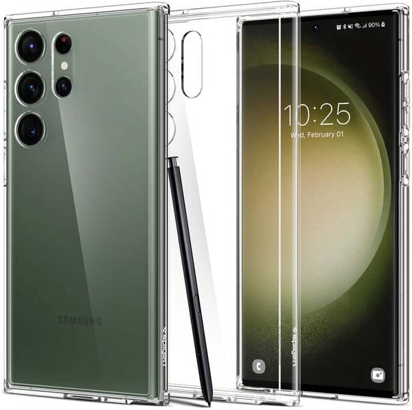 Spigen Protective Case for SAMSUNG Galaxy S23 Ultra 5G, Anti Yellow & Shockproof Case, (TPU+Polycarbonate Protective Case