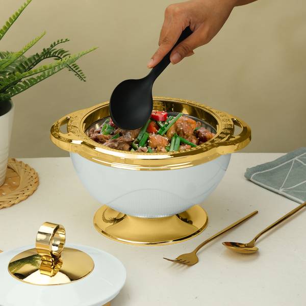 Selvel Selvel Casserole with Lid 2700,1500 & 1100 ML Set of 3 Serve Casserole