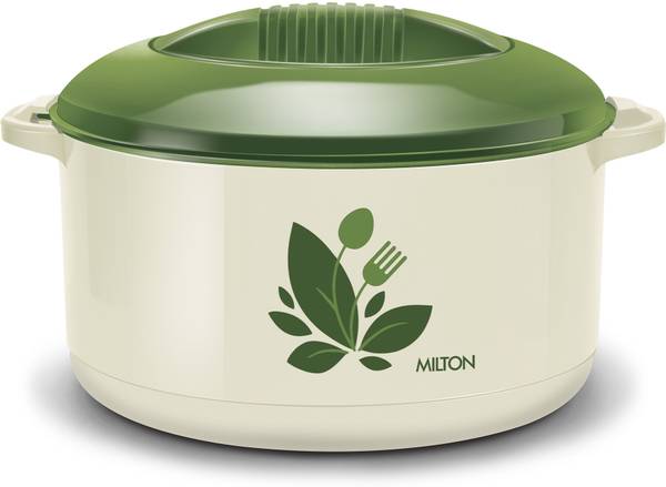MILTON Orchid 5000 Inner Steel Casserole, 4.68 Litres, Moss Green Thermoware Casserole