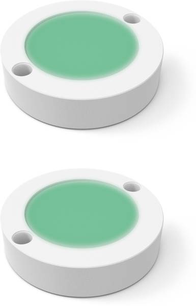 Fybros 3 Watt Green Colour Zest Striker Surface LED Ceiling Light 3w Round (Pack of 2) Recessed Ceiling Lamp