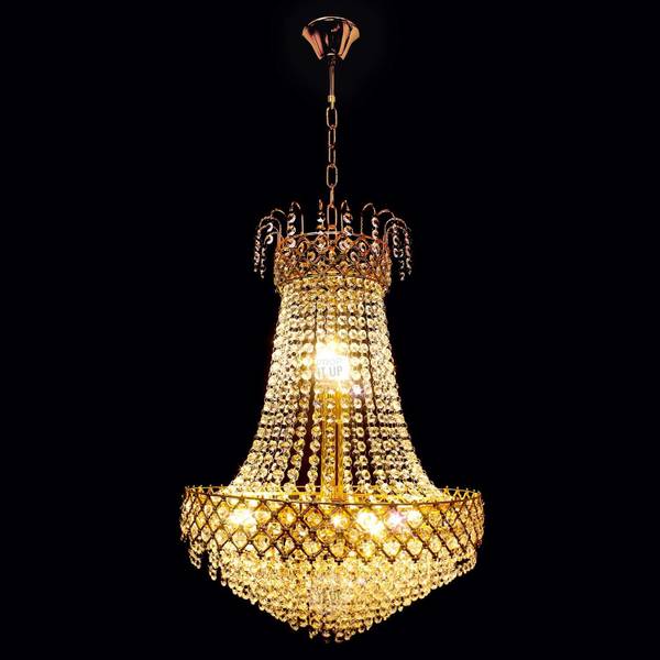Prop It Up Traditional Design K9 Crystal JhoomerLED Light Fixtures Ceiling Pendant Hanging Chandelier Ceiling Lamp