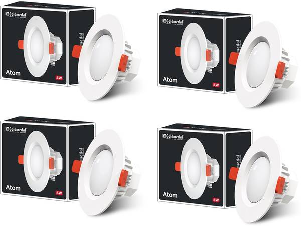 Goldmedal Atom 5W LED Downlight-Round Recessed Ceiling Lamp