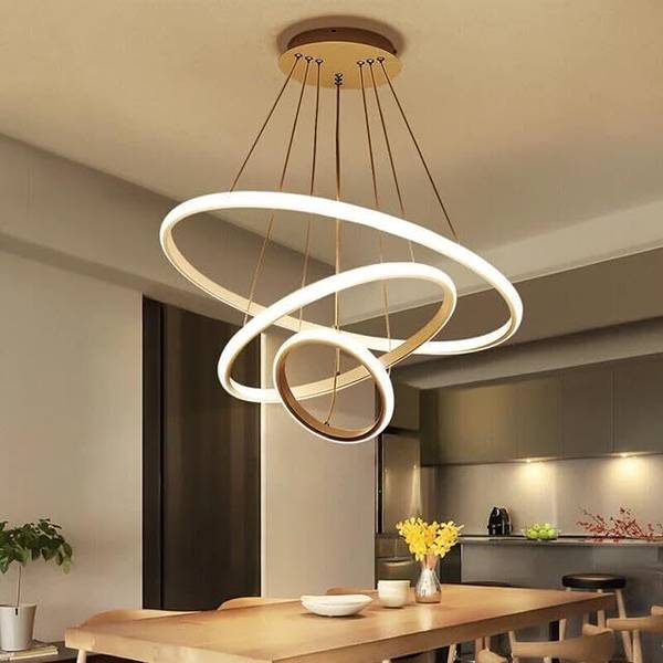 KINIS KIN-5316-1 LED CHANDELIER Modern 3 Ring LED Chandelier Lamp Led Ceiling Lights Chandelier Ceiling Lamp