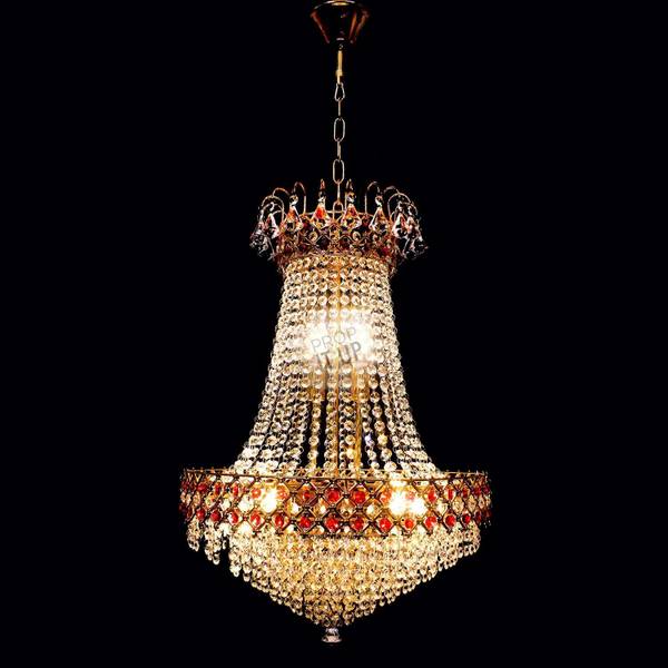 Prop It Up Precious/MODERN k9 ASFOUR crystal led celling pendant/hanging Fix 5 star jhoomer Chandelier Ceiling Lamp