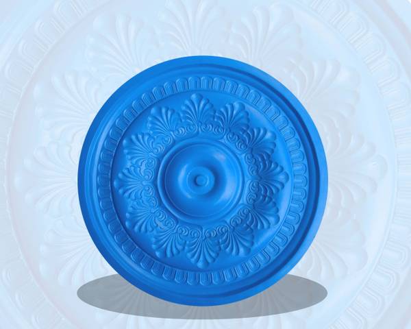 Souland POP Farma Mould For Ceiling and Wall Decoretion Emboss Design Blue(25Inch)