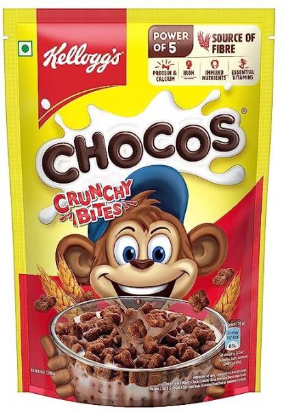 Kellogg's by KEL1 Crunchy Bites Breakfast Cereal for Kids Pouch