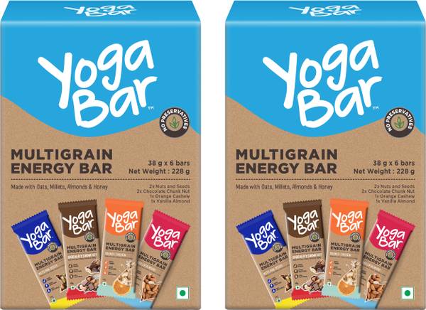 Yogabar Multigrain Energy Bar Box