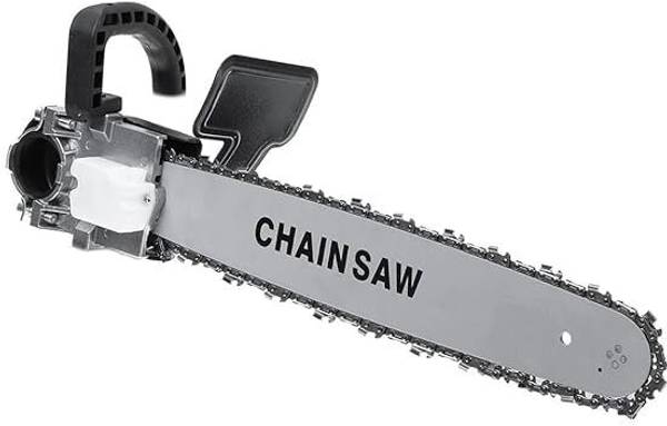 RanPra 12 Electric Chainsaw Attachment & Conversion Kit for 4'' Angle Grinders Corded Chainsaw