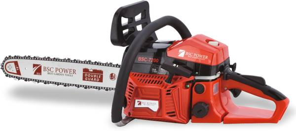 bsc power BSC7200 3.5KW/17000rpm, 72cc, 22inch Guide Bar and Chain with Automatic Chain Oiler Cordless Chainsaw