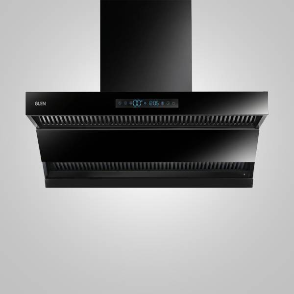 Glen CH-6076 Kitchen Chimney with Double Draft Suction, Inverter Technology, 90CM Auto Clean Wall Mounted Chimney