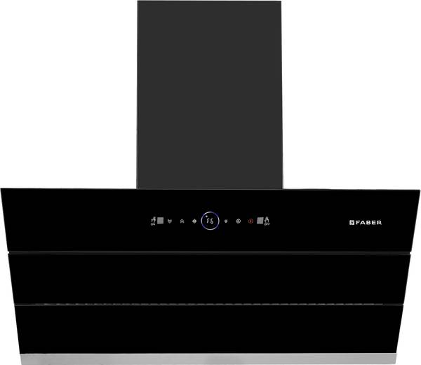 FABER HOOD MAPLE BLDC FL HC BK 90 Auto Clean Wall Mounted Black 1500 CMH Chimney