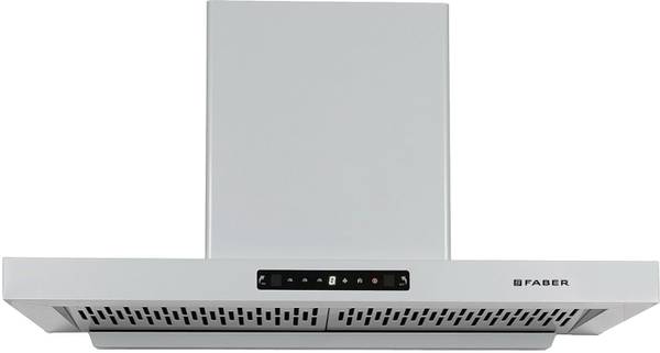 FABER HOOD GRACY IN HC SC FL LG 90 Auto Clean T-Shape | Touch & Gesture Control | Autoclean| Powerful Suction |Filterless Technology| Low Noise Wall M...
