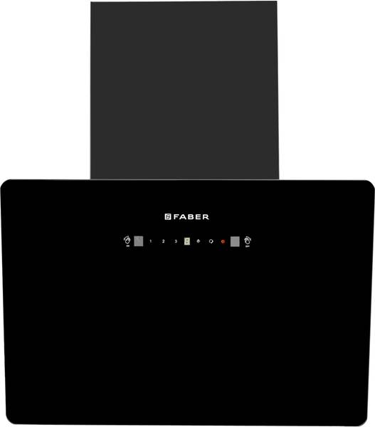 FABER HOOD MOJITO IN HC SC FL BK 60 Auto Clean Wall Mounted BLACK 1200 CMH Chimney