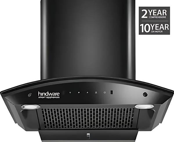 Hindware CELESIA 60CM 1500CMH AUTOCLEAN CHIMNEY WITH MOTION SENSOR ( LAUNCH YEAR 2023 ) Auto Clean Wall Mounted Chimney