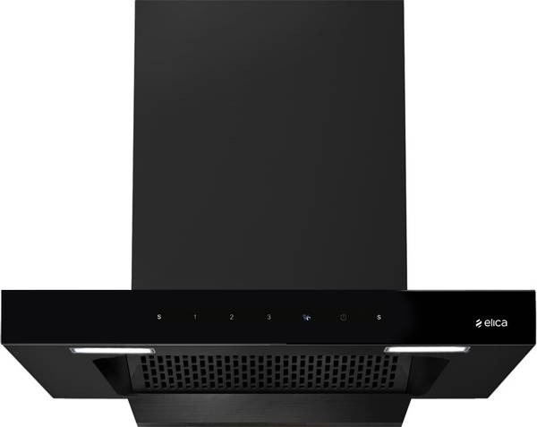 Elica FL 750 SPT HAC MS NERO Auto Clean T-Shape 75 CM | 5 Years Motor Warranty|Heat Autoclean| Gesture Control| Filterless|Powerful Suction | Low Nois...