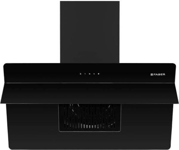 FABER HOOD MARTINEZ 3D HC TC BK 90 Wall Mounted Black 1200 CMH Chimney