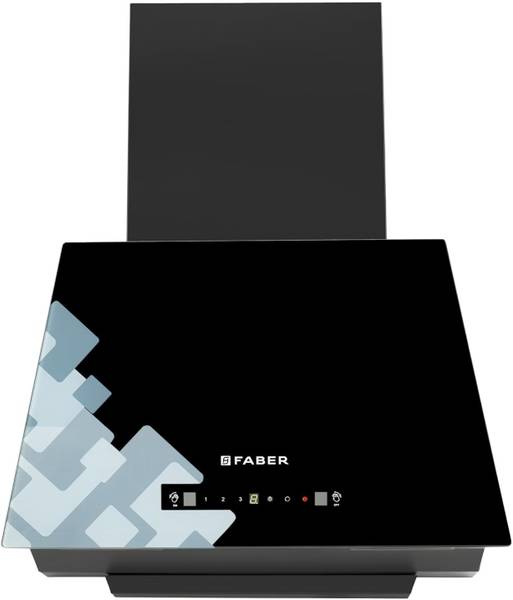 FABER Hood Aspire IN HC SC FL BK 60 | Touch & Gesture Control | Autoclean | Filterless Auto Clean Slant Glass 60 cm| Touch & Gesture Control| Autoclea...