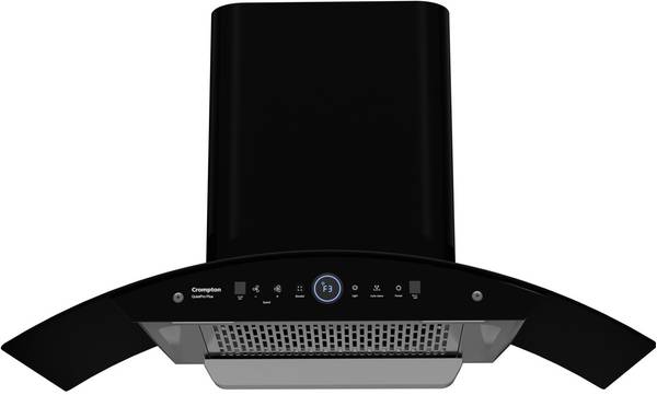 Crompton CHD-QPPC90FLE-MBL Auto Clean Wall Mounted Black 1660 CMH Chimney