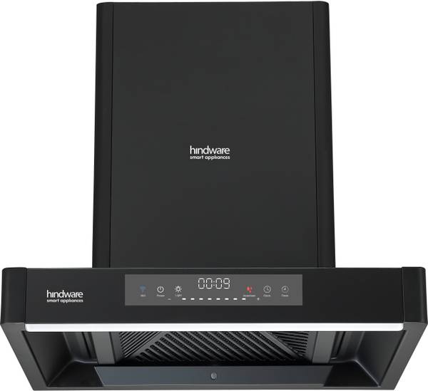 Hindware Optimus iPro BLDC 60 Auto Clean Wall Mounted Black 1900 CMH Chimney