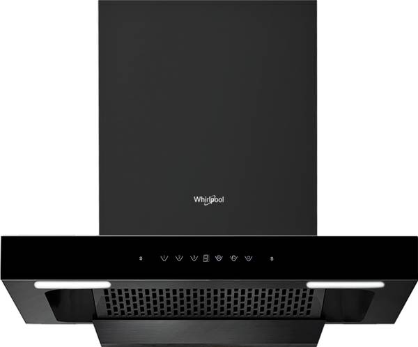 Whirlpool TAFL 75 HAC BK HOOD Auto Clean Wall Mounted Black 1350 CMH Chimney