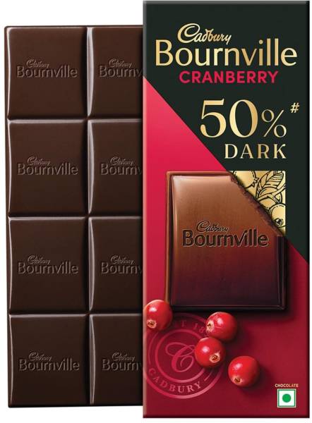 Cadbury BOURNVILLE Rich DARK CRANBERRY CHOCOLATE BARS JEEBH LAB LABAYE Bars