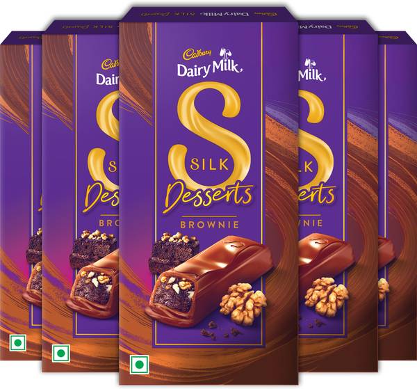 Cadbury Dairy Milk Silk Desserts Brownie Chocolate Bars