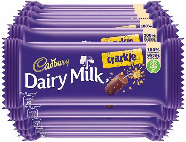 Cadbury Dairy Milk Crackle Chocolate Bars