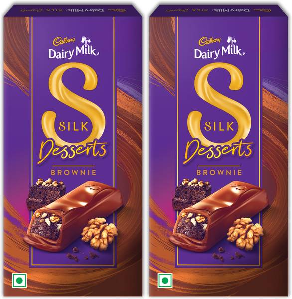 Cadbury Dairy Milk Silk Desserts Brownie Chocolate Bars