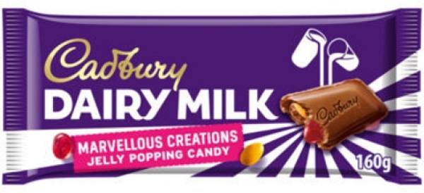 Cadbury Dairy Milk Marvellous Creation Jelly Popping Candy Imported (UK) Bars