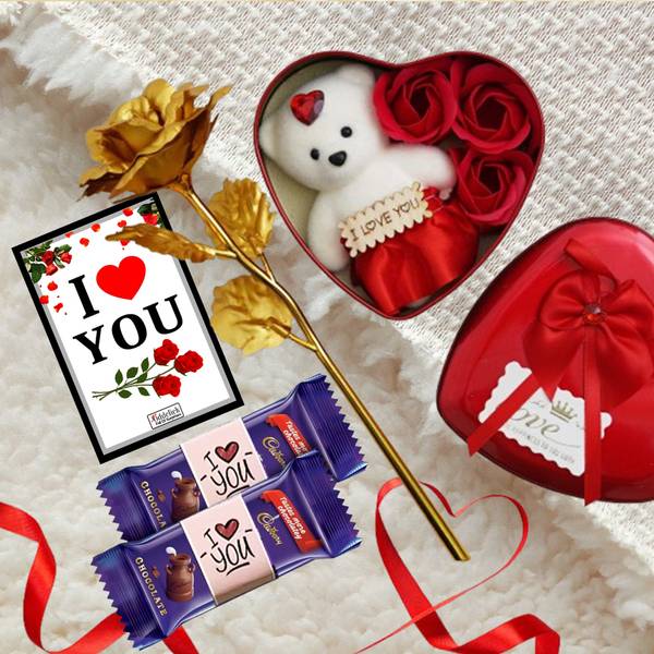 OddClick I Love You Valentine birthday chocolate gift pack box Hamper Bars