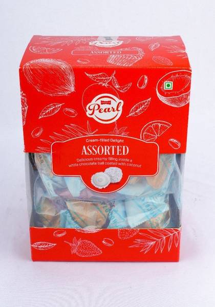 chocozay Pearl assorted flavours box (70pcs) raffaello like coconut coated wafer ball Truffles