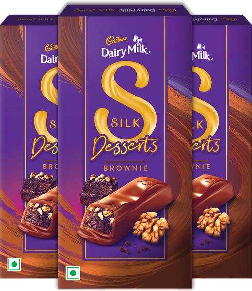 Cadbury Dairy Milk Silk Desserts Brownie Chocolate Bars