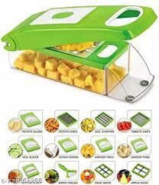 PEXON Divine 12 in 1 Chopper Vegetable & Fruit Grater & Slicer