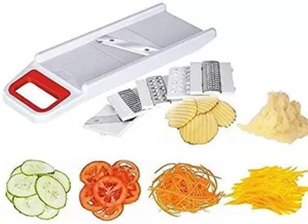 kriji Multipurpose 6-in-1 Chopper Cutter Grater Slicer, Fruit Slicer Vegetable & Fruit Grater & Slicer