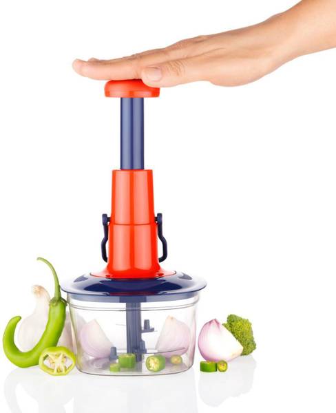 High Quality 3 Blade Hand Push Chopper 650ML - Vegetable & Fruit Chopper