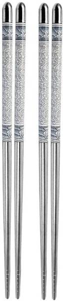 Hichaki Traders Chewing, Decorative, Cooking, Training, Eating Stainless Steel Korean, Japanese, Chinese, Vietnamese Chopstick