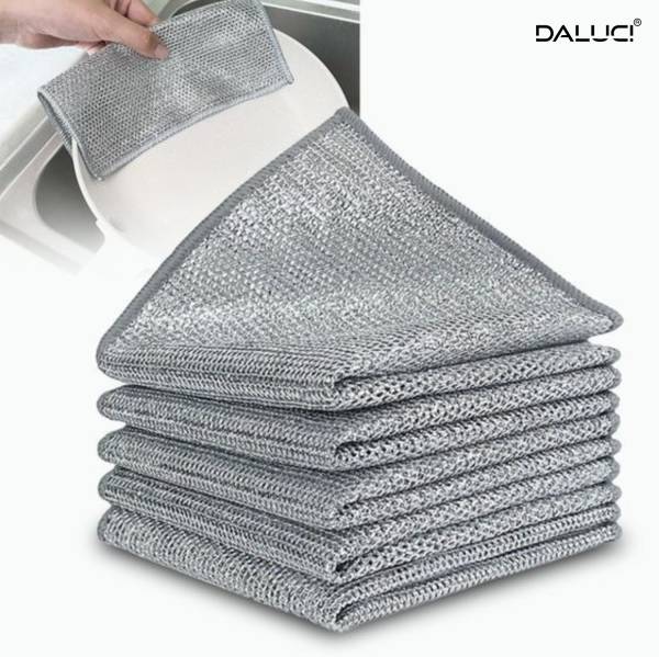 DALUCI Multi-Function Wire Scrub Cloths: Essential for Comprehensive Kitchen Cleaning Scrub Pad