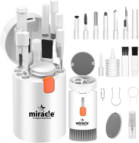 Miracle Digital 20 in 1 Multipurpose Device Cleaner Cleaning Kit for Mobiles, Computers, Laptops