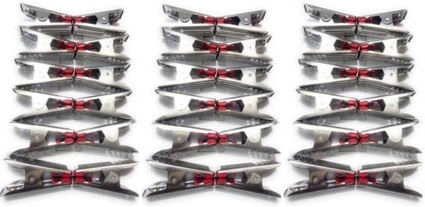 upalabdh 36PCs Cloth Clip Cloths Clips Pegs Pins Hanging Clothes Dryer Rope Pipe Rod Stainless Steel Cloth Clips