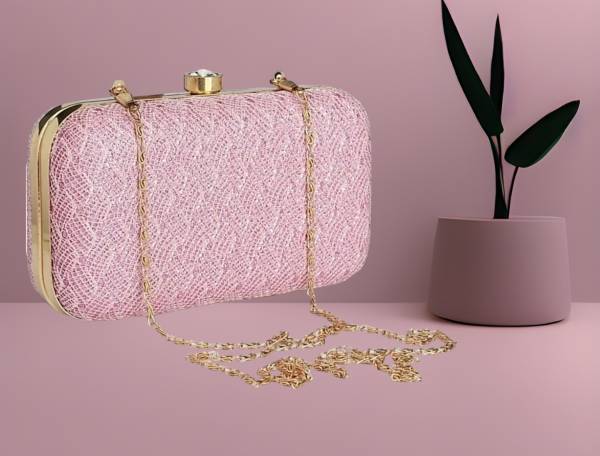 RAPID COSTORE Party, Casual, Sports, Formal Pink Clutch