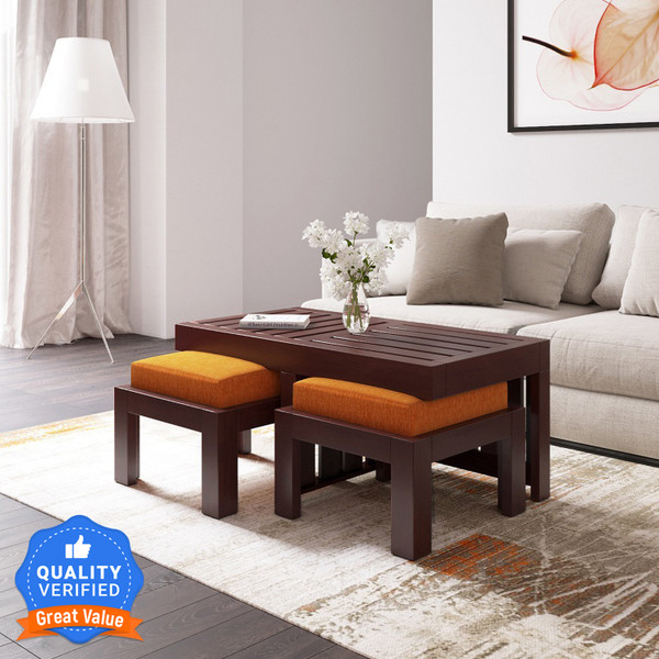 Flipkart Perfect Homes PureWood Sheesham Coffee Table