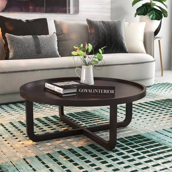 GOYALINTERIOR Sheesham Wood Coffee/Center/Tea Table For Hall/Office/Livingroom/Bedroom/Home Solid Wood Coffee Table