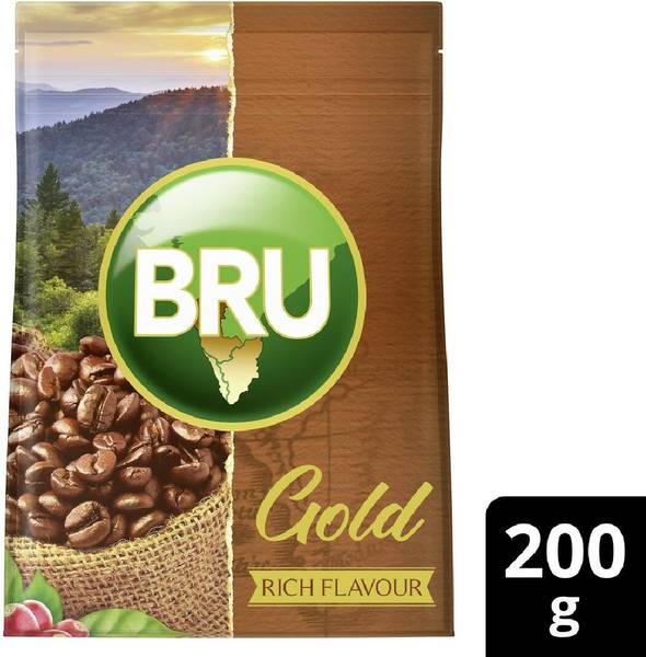 BRU Gold Freeze Dried Coffee 200gm Instant Coffee