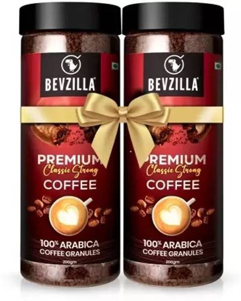 Bevzilla 100% Arabica Instant Premium Classic Strong Coffee Powder 200gms Instant Coffee