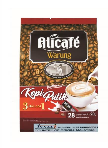 Alicafe White Coffee-560g (20g*28 Sachets) Instant Coffee