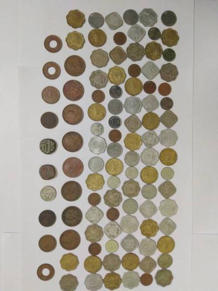 Sansuka 101 different Indian British India Mughal British Rare Old coins Modern, Medieval Coin Collection